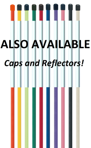 5' x 5/16" Plain Custom Color Markers - Image 2