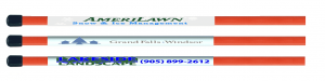 4' x 1/4" Custom Color Markers with Cap and Reflector - Image 4