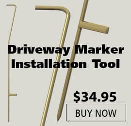 driveway marker installation tool